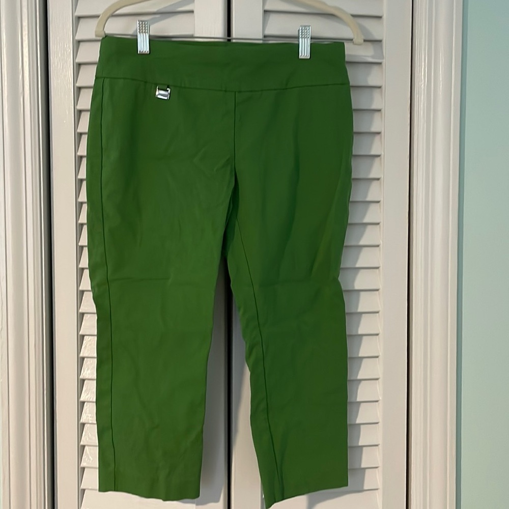 Womens green Alfani capri pants size 10P